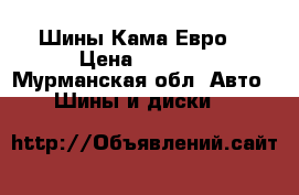 Шины Кама Евро  › Цена ­ 4 000 - Мурманская обл. Авто » Шины и диски   